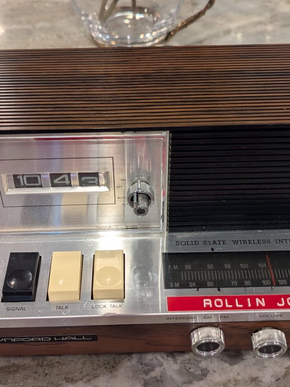 Vintage Wynford Hall Model NSI-181 Solid State Intercom/Radio Japan works
